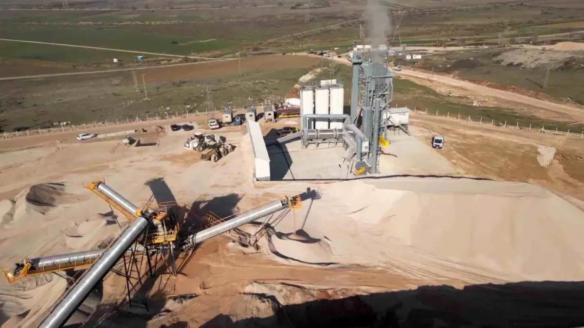 Amasya\'da Yeni Asfalt Tesisi Tasarruf Sağlayacak