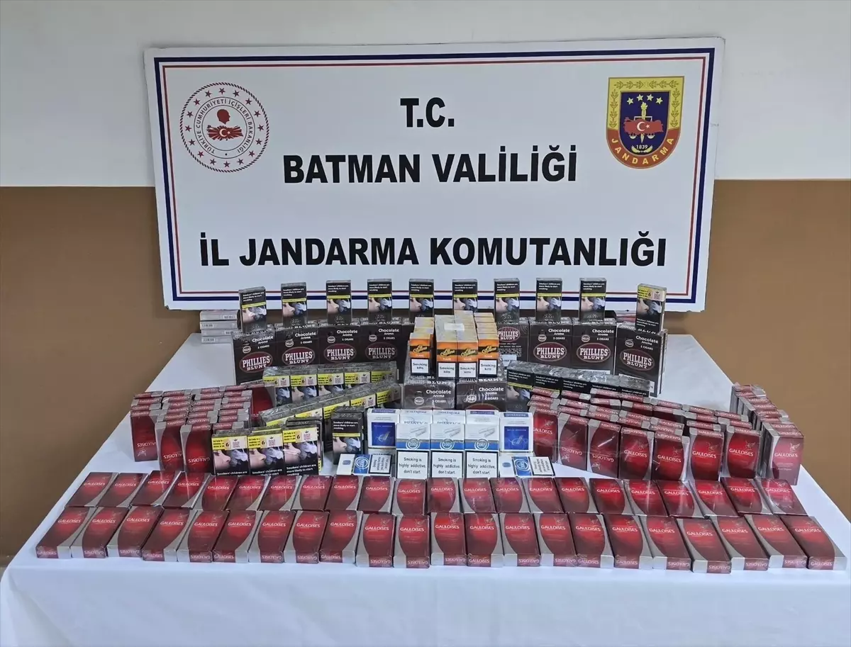 Batman\'da Kaçakçılık Operasyonu: 30 Gözaltı