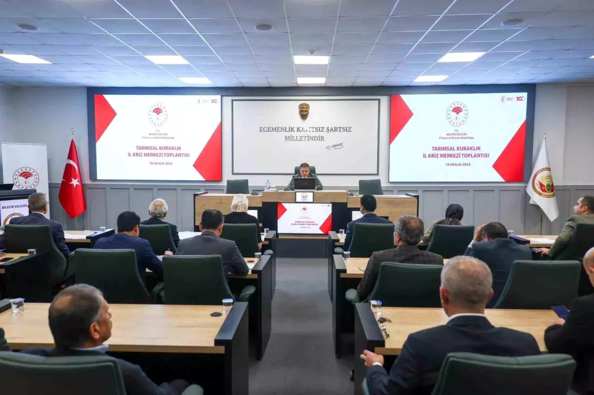 Bilecik\'te Kuraklık Kriz Merkezi ve Hayvanları Koruma Kurulu Toplantıları yapıldı