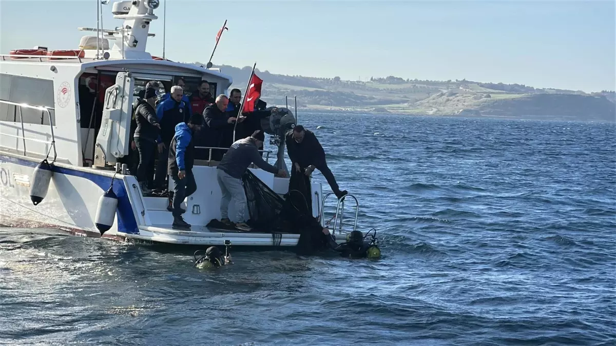 Çanakkale\'de Hayalet Ağ Temizliği