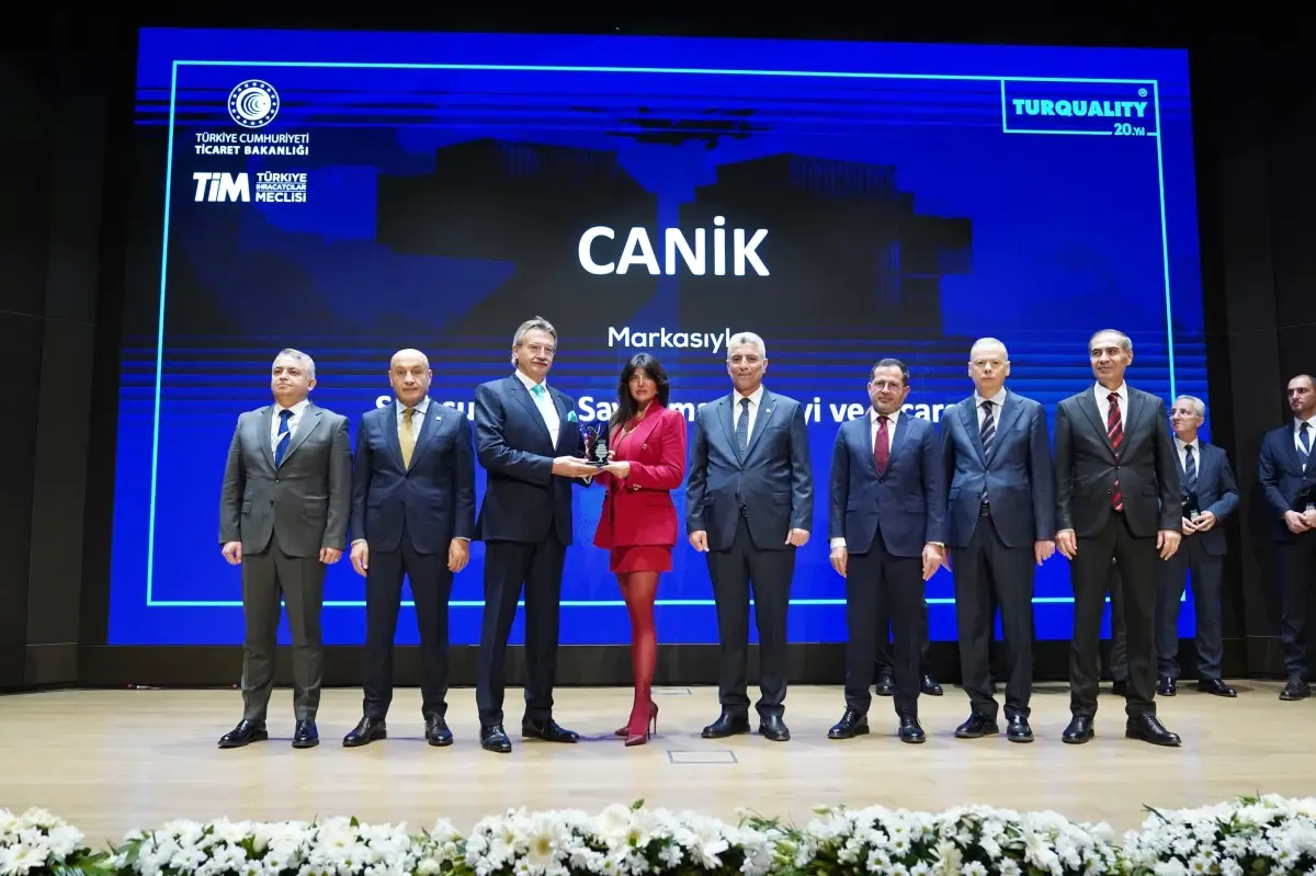 CANiK, \'Uzak Ülkelere En Çok İhracat Yapan Turquality Şampiyonluğu\'nu elde etti