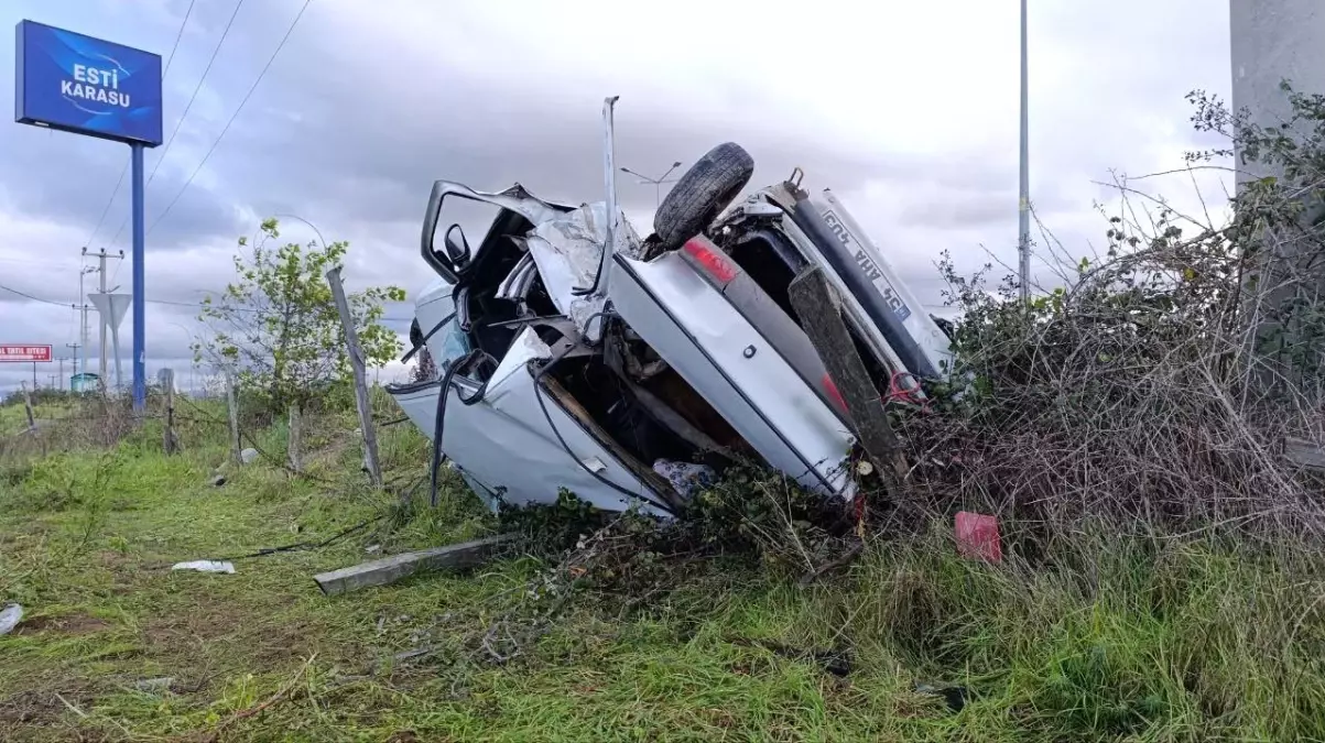 Sakarya\'da Kaza: 1\'i Ağır 2 Yaralı