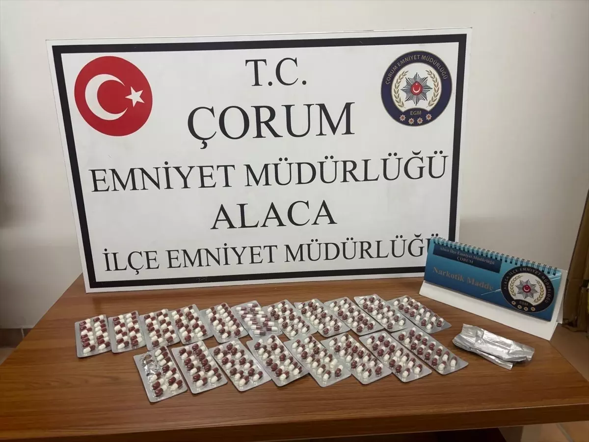 Alaca\'da Uyuşturucu Operasyonu
