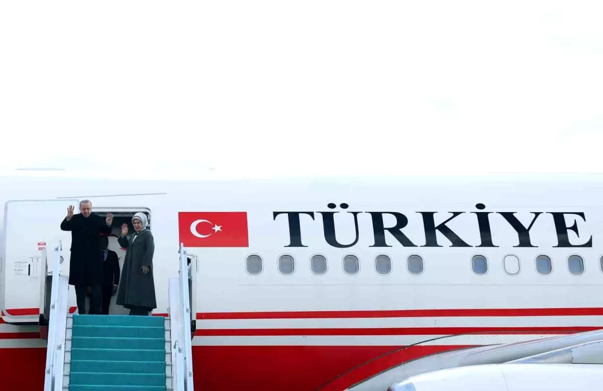 Cumhurbaşkanı Erdoğan Türkmenistan\'a gitti