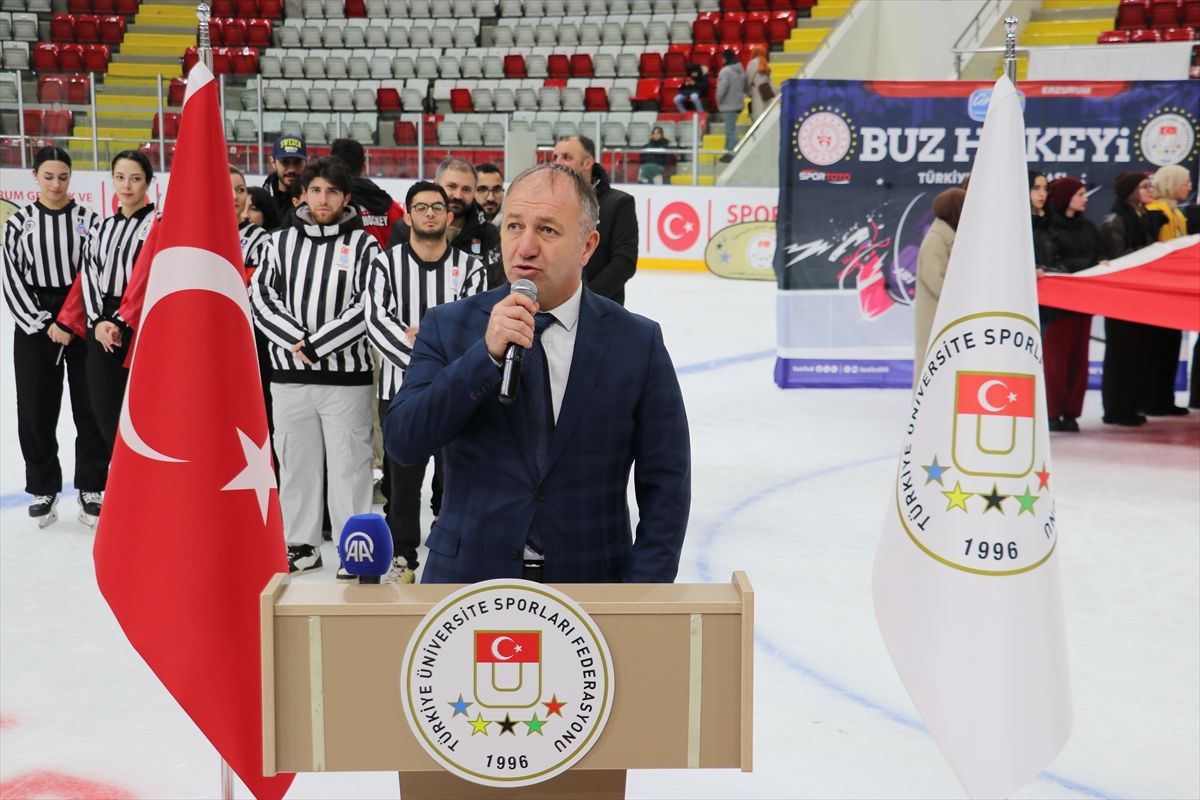 Erzurum\'da Buz Hokeyi Kış Spor Oyunları Başlıyor