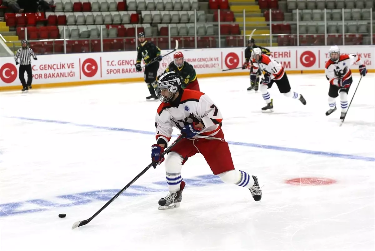 Erzurum\'da Buz Hokeyi Kış Spor Oyunları Tamamlandı
