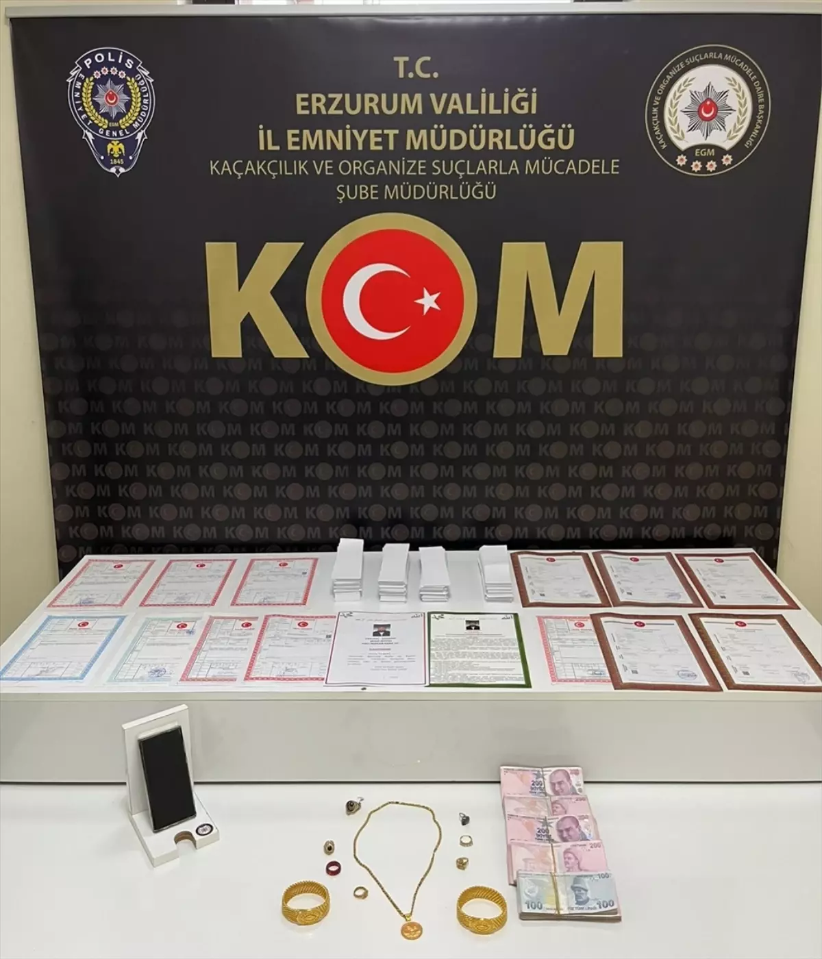 Erzurum\'da Dolandırıcılık Operasyonu