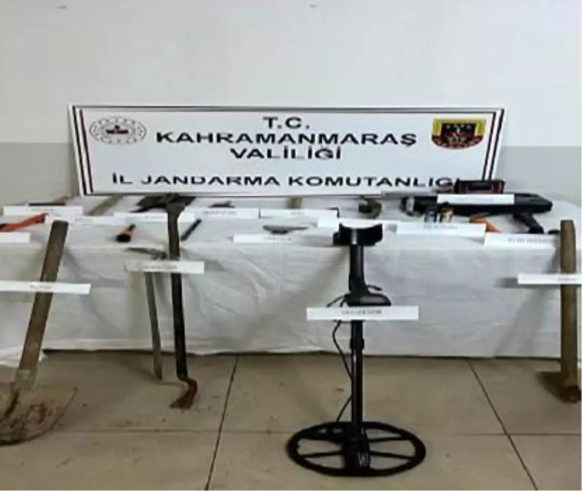 Kahramanmaraş\'ta Kaçak Kazı Operasyonu