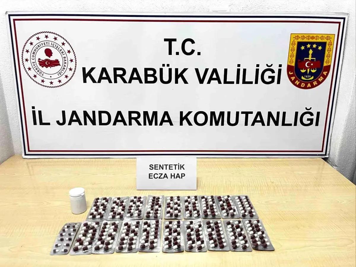 Safranbolu\'da 265 Adet Sentetik Ecza Ele Geçirildi