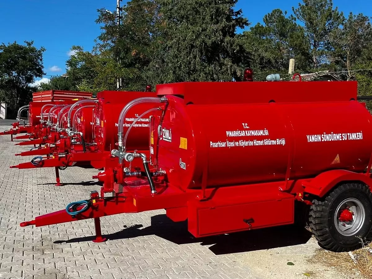 Kırklareli\'nde 179 Köye Yangın İle Mücadele İçin Su Tankeri