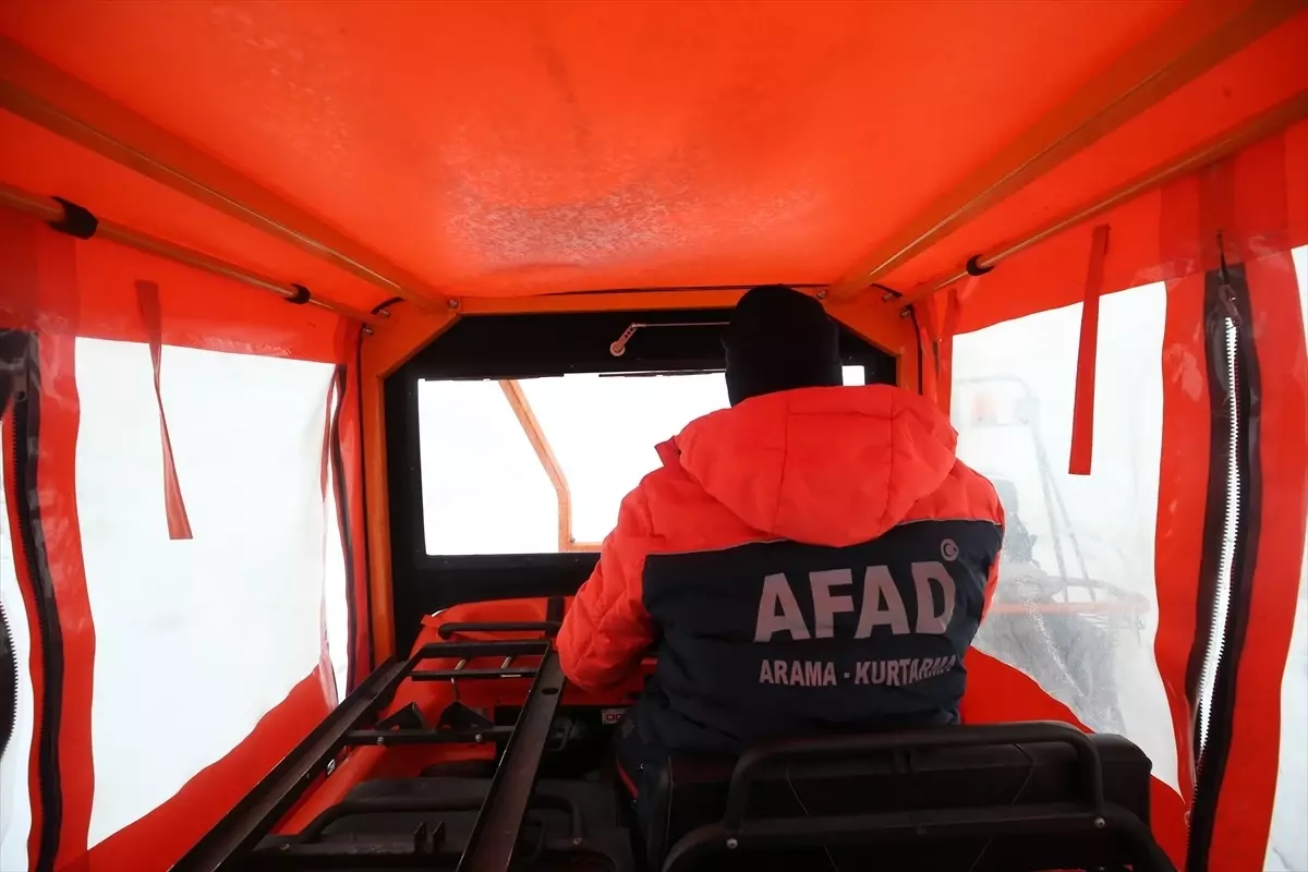 AFAD, Muş\'ta Kış Tatbikatı Gerçekleştirdi