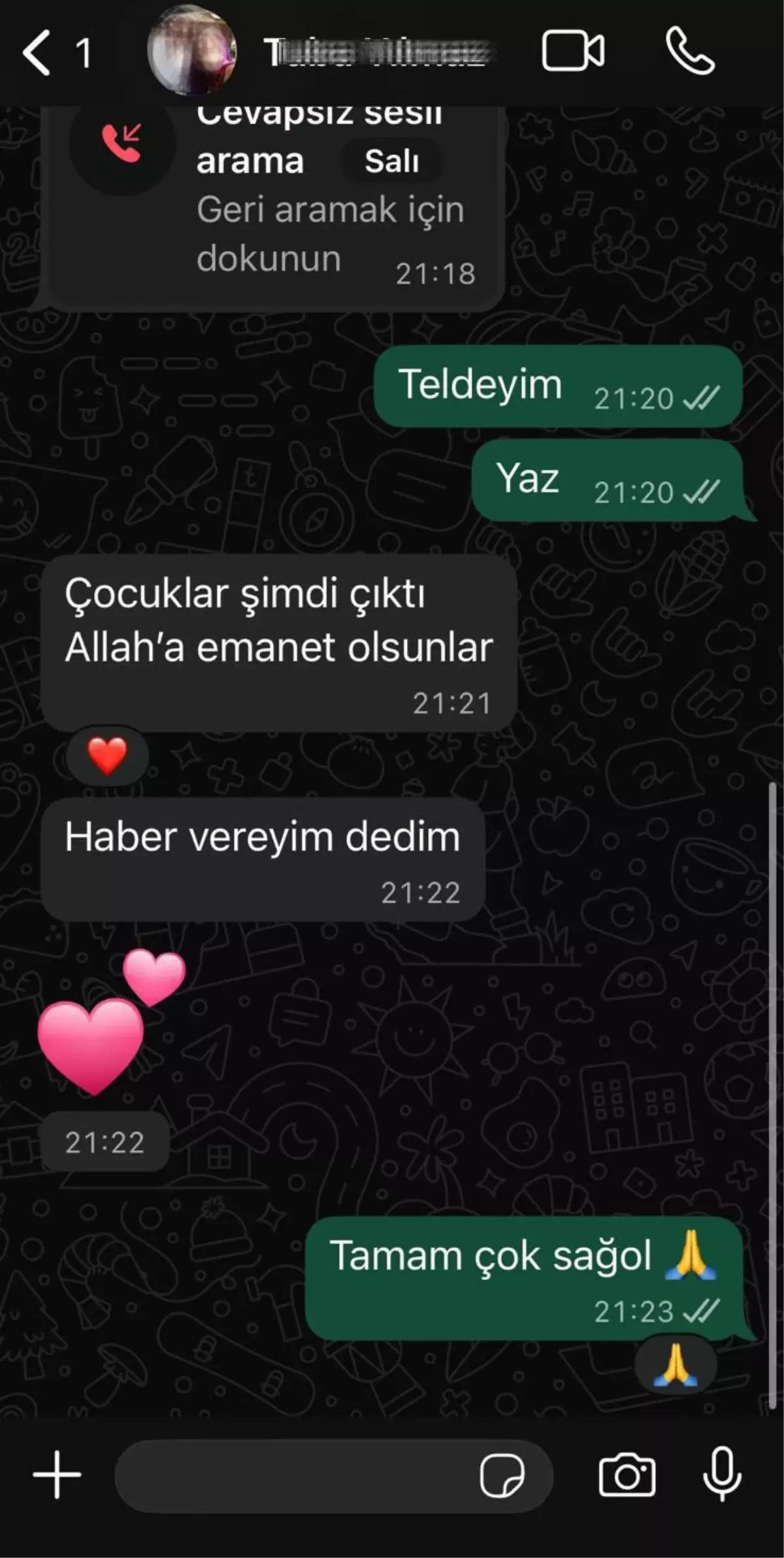 Güllü\'nün kızı gözaltına alınmadan önceki mesajlarını paylaştı