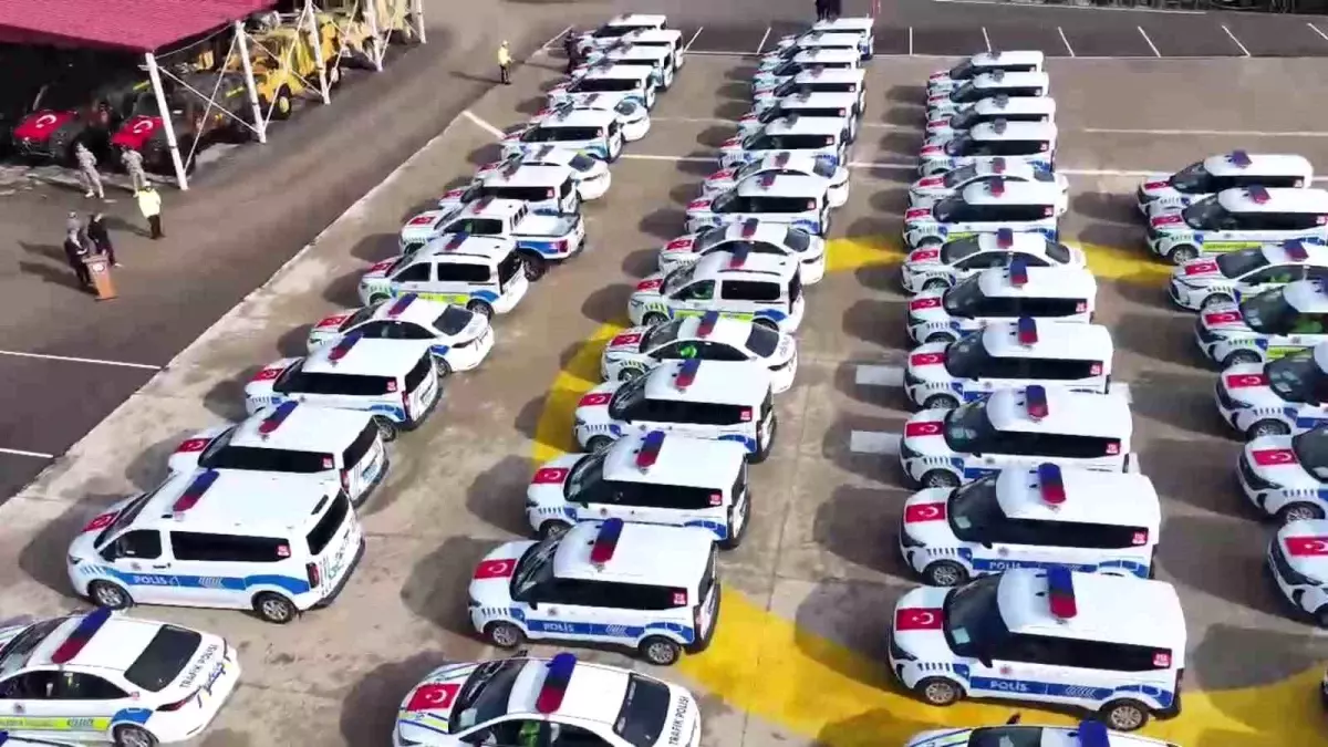 Şırnak\'a 189 araçlık filo törenle teslim edildi