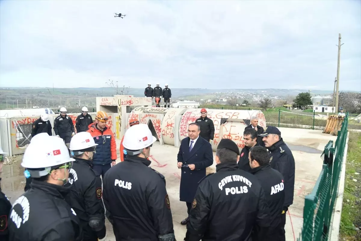 Tekirdağ\'da Arama Kurtarma Eğitimi