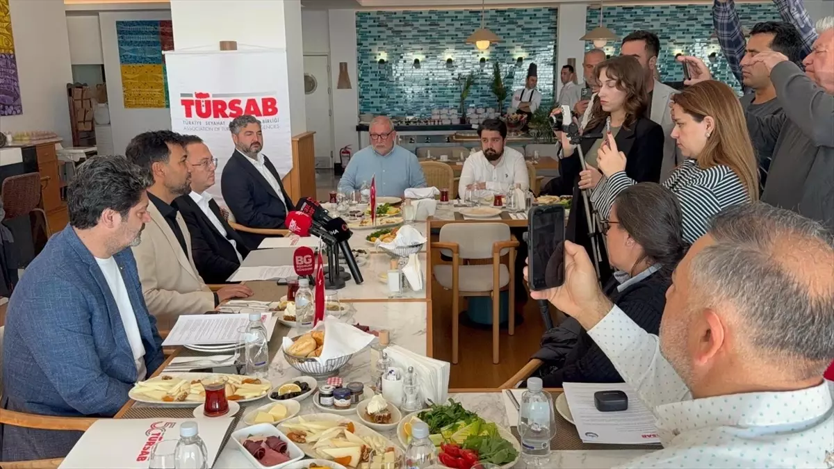 TÜRSAB Bodrum\'da Basın Toplantısı Düzenledi