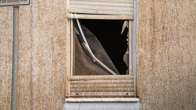 80 yıllık bomba kenti savaş alanına çevirdi