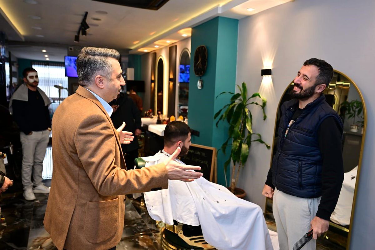 Başkan Yılmaz\'dan komşu ziyareti