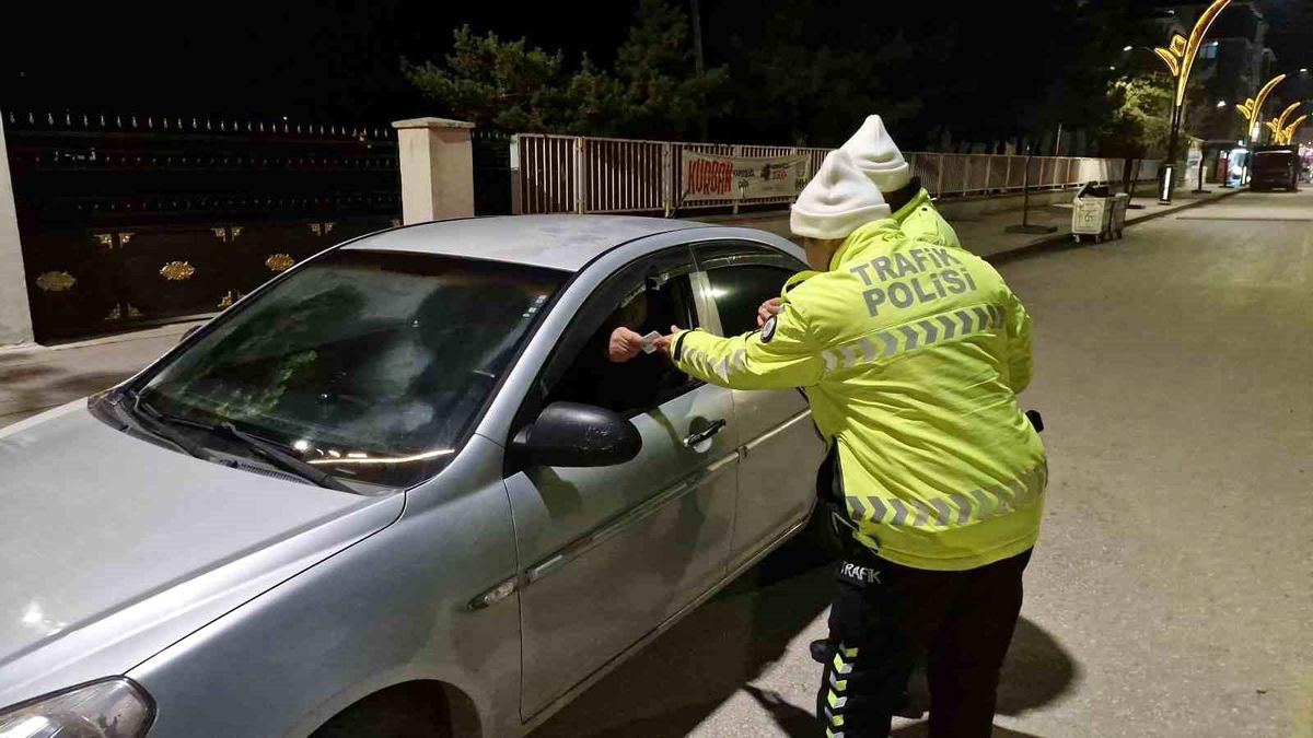 Alaca\'da Trafik Denetiminde Cezalar