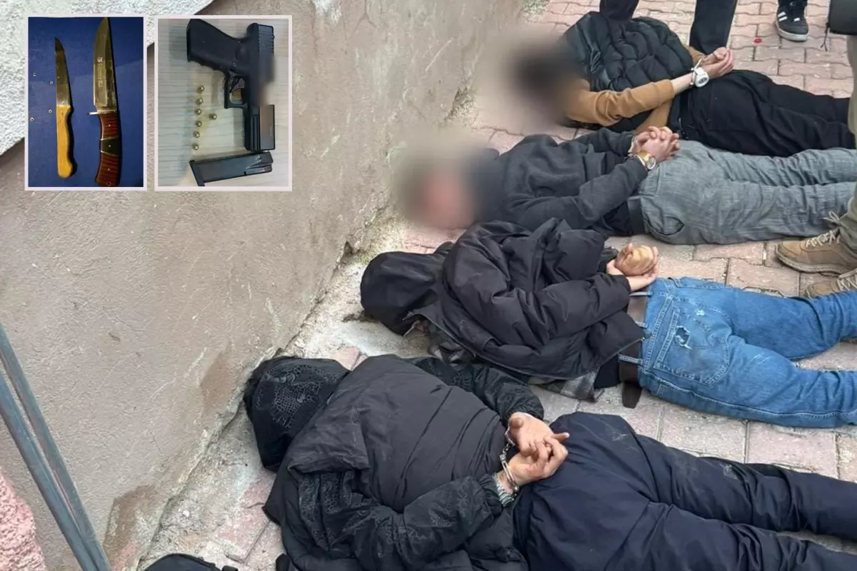 Konya'da film gibi operasyon: Firari tabancayla, yanındakiler bıçakla direndi