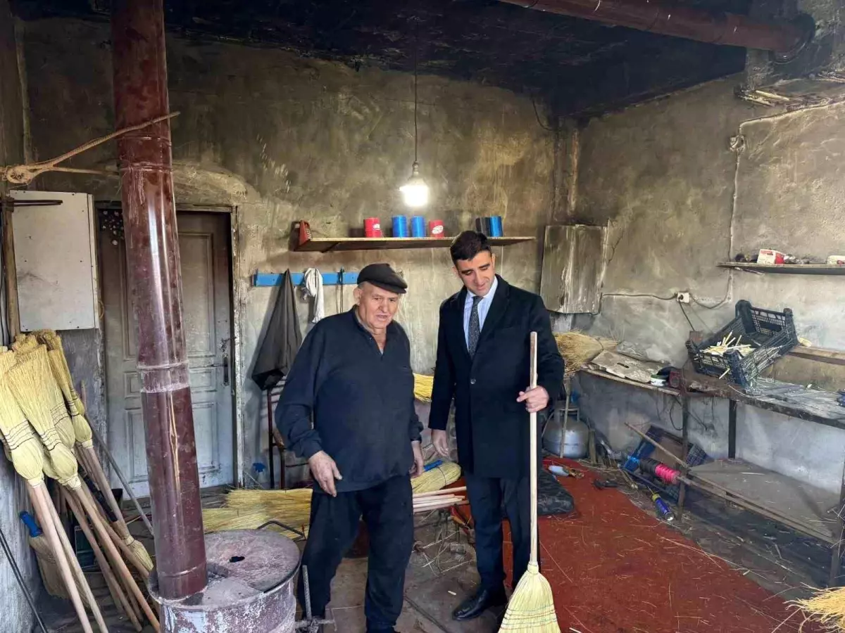 Edirne\'de El Yapımı Süpürge Ustası