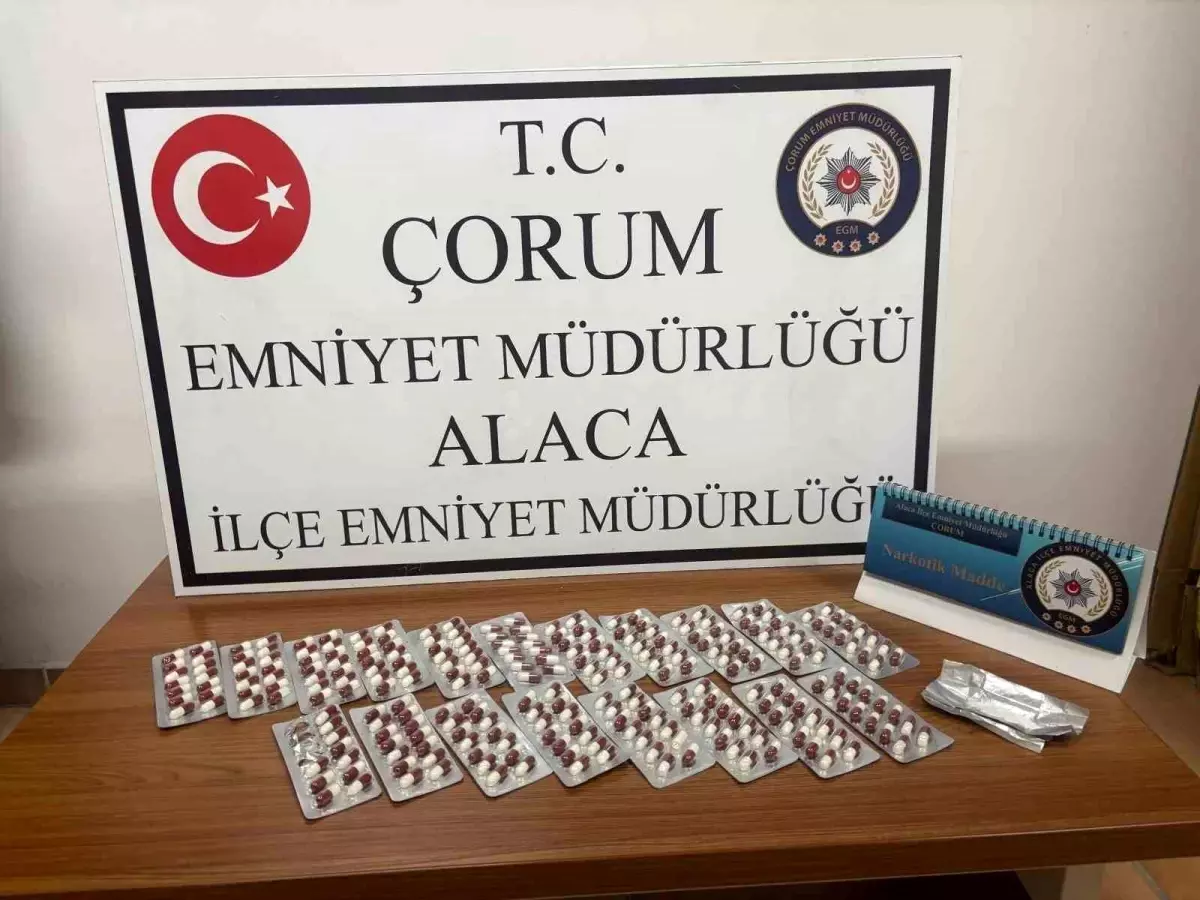 Alaca\'da Uyuşturucu Operasyonu