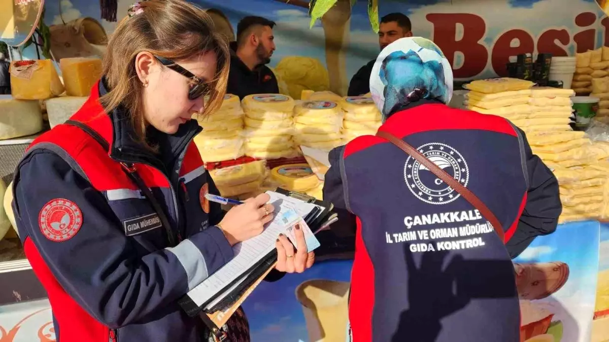 Çanakkale Yöresel Ürün Festivali\'nde Gıda Denetimi