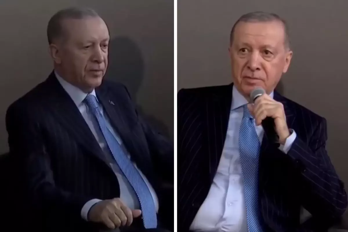 Cumhurbaşkanı Erdoğan Ahmet Kaya şarkısına böyle eşlik etti