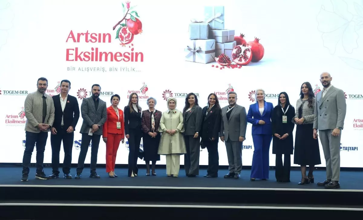 Emine Erdoğan, TOGEM-DER\'in \'Artsın Eksilmesin Dönüşüm Pazarı\'nın açılışına katıldı