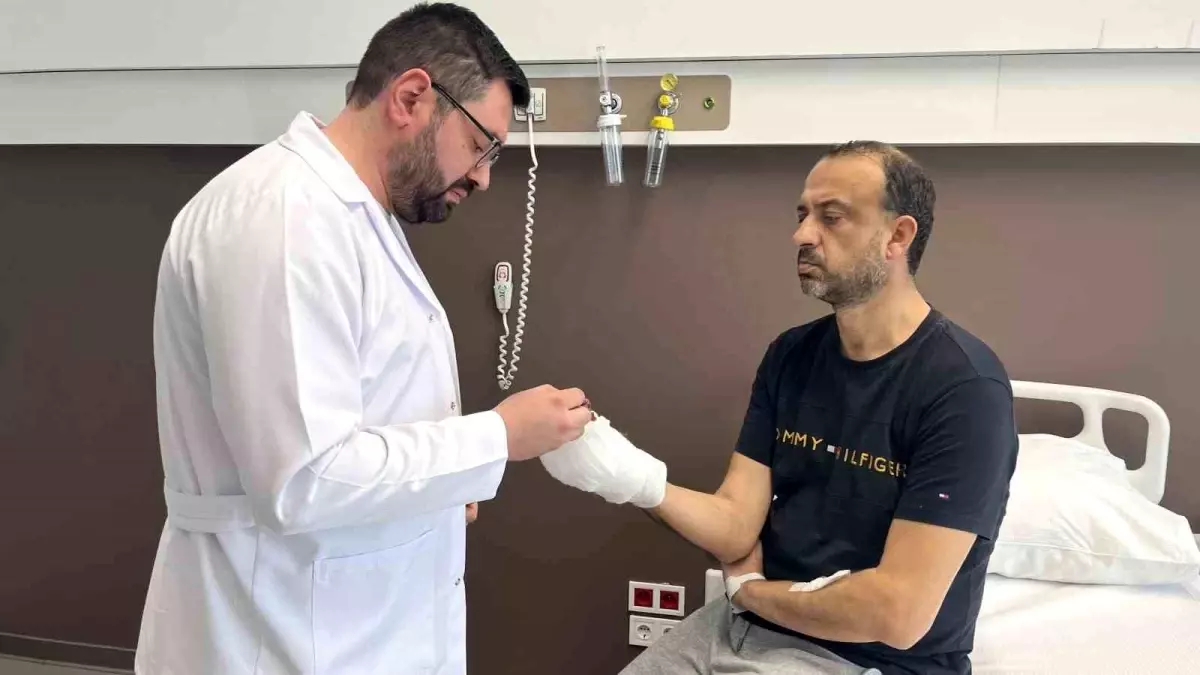 Kopmuş Parmağı 14 Saat Sonra Yeniden Dikildi