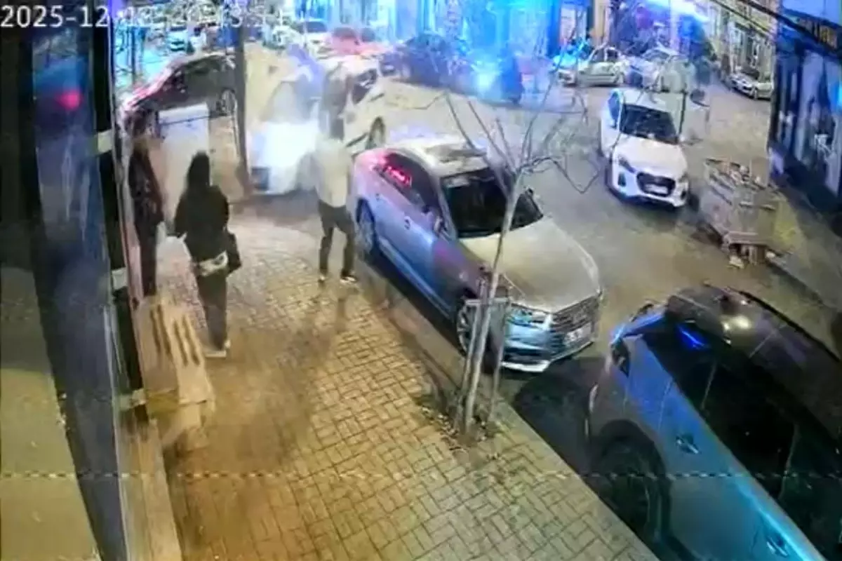 Tekirdağ\'da feci kaza kamerada