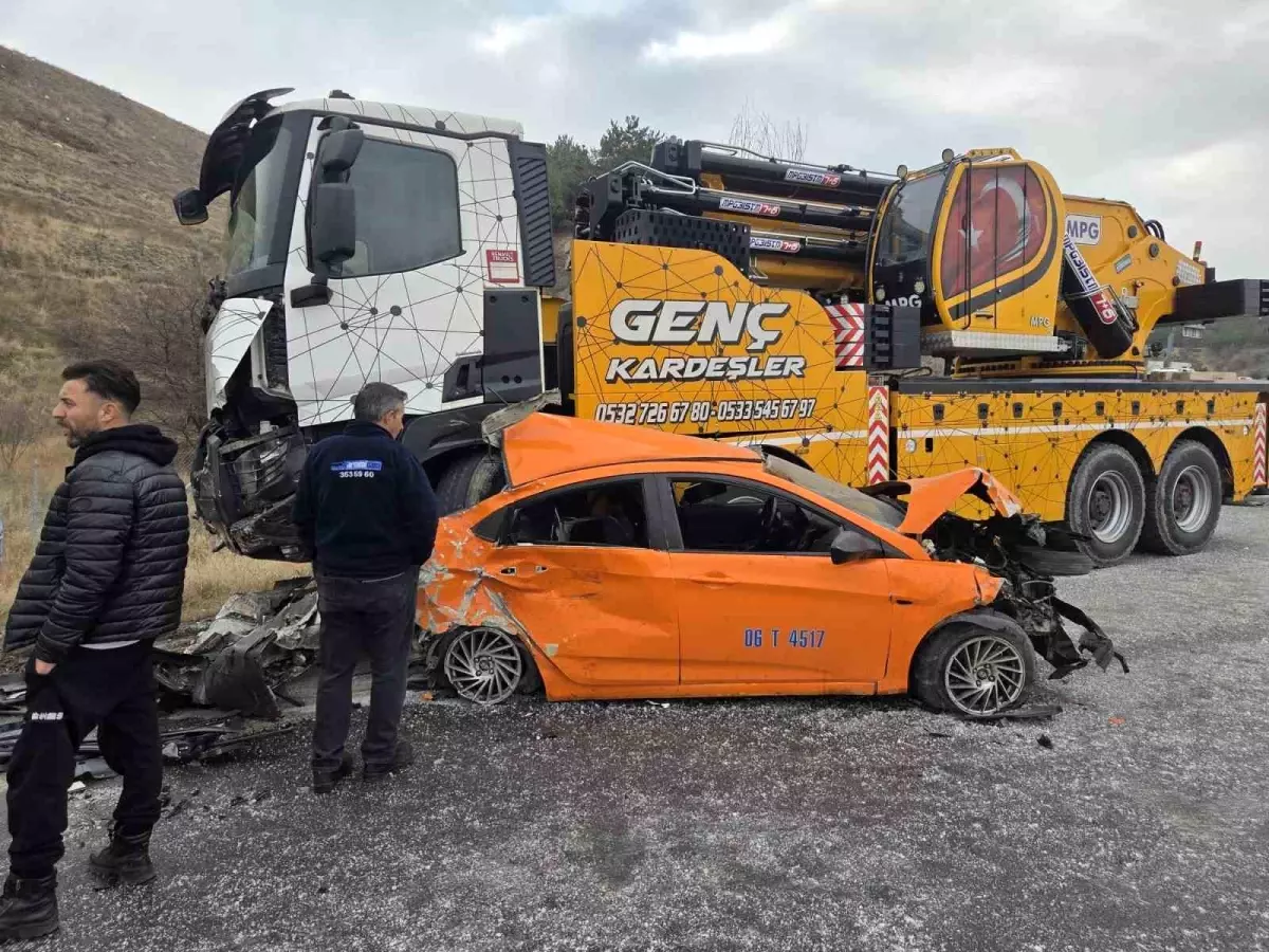 Ankara-Kırıkkale Yolunda Zincirleme Kaza