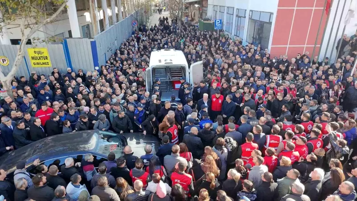 Başkan Durbay\'a görev yaptığı belediyede duygusal veda