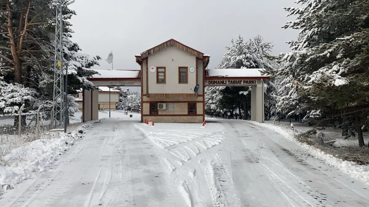 Dumanlı Tabiat Parkı\'nda Kar Manzaraları