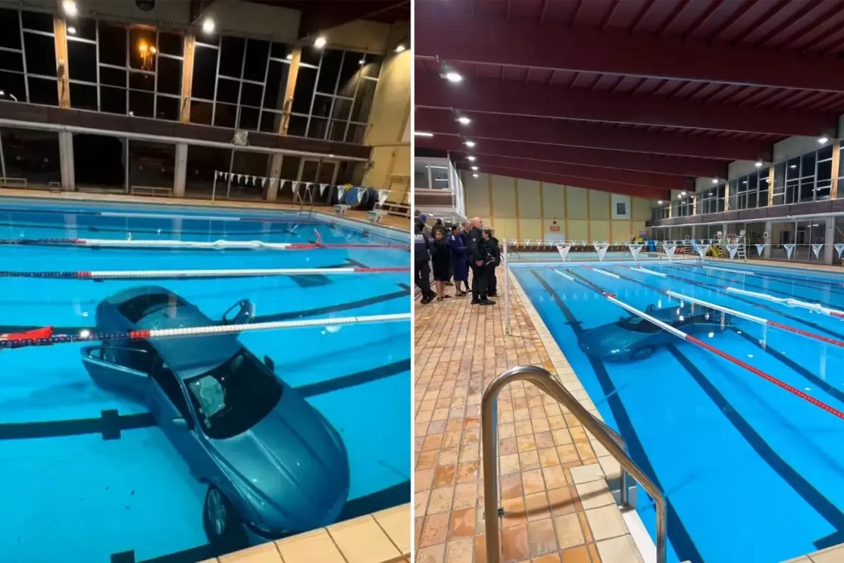 Fransa\'da anne ve kızı havuzun dibini boyladı