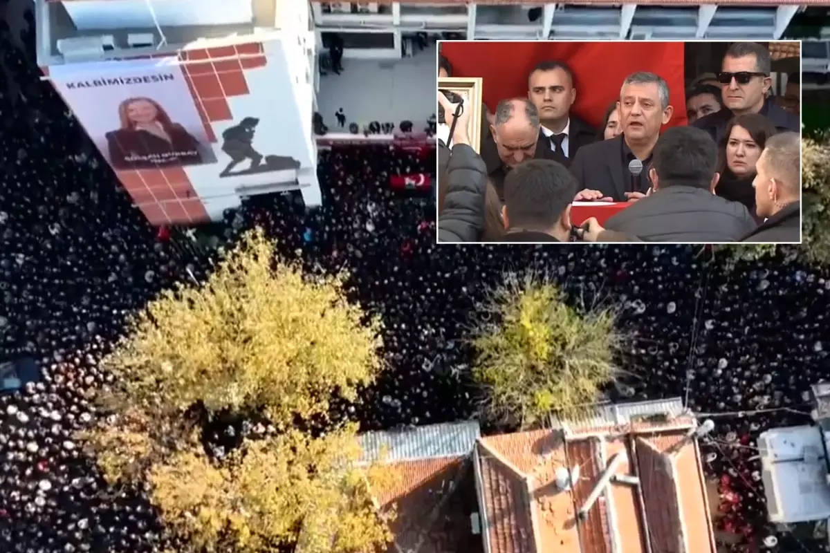 Gülşah Durbay son yolculuğuna uğurlandı! Özgür Özel ağlamaktan konuşamadı