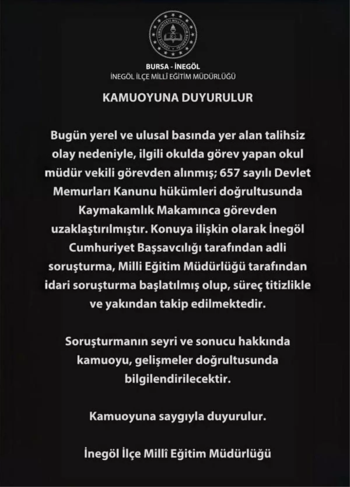 Öğrenciye Şiddet Uygulayan Öğretmen Görevden Alındı