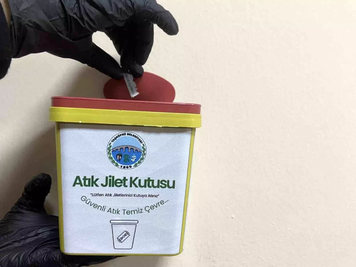 Taşköprü Belediyesi, atık jiletleri toplayacak