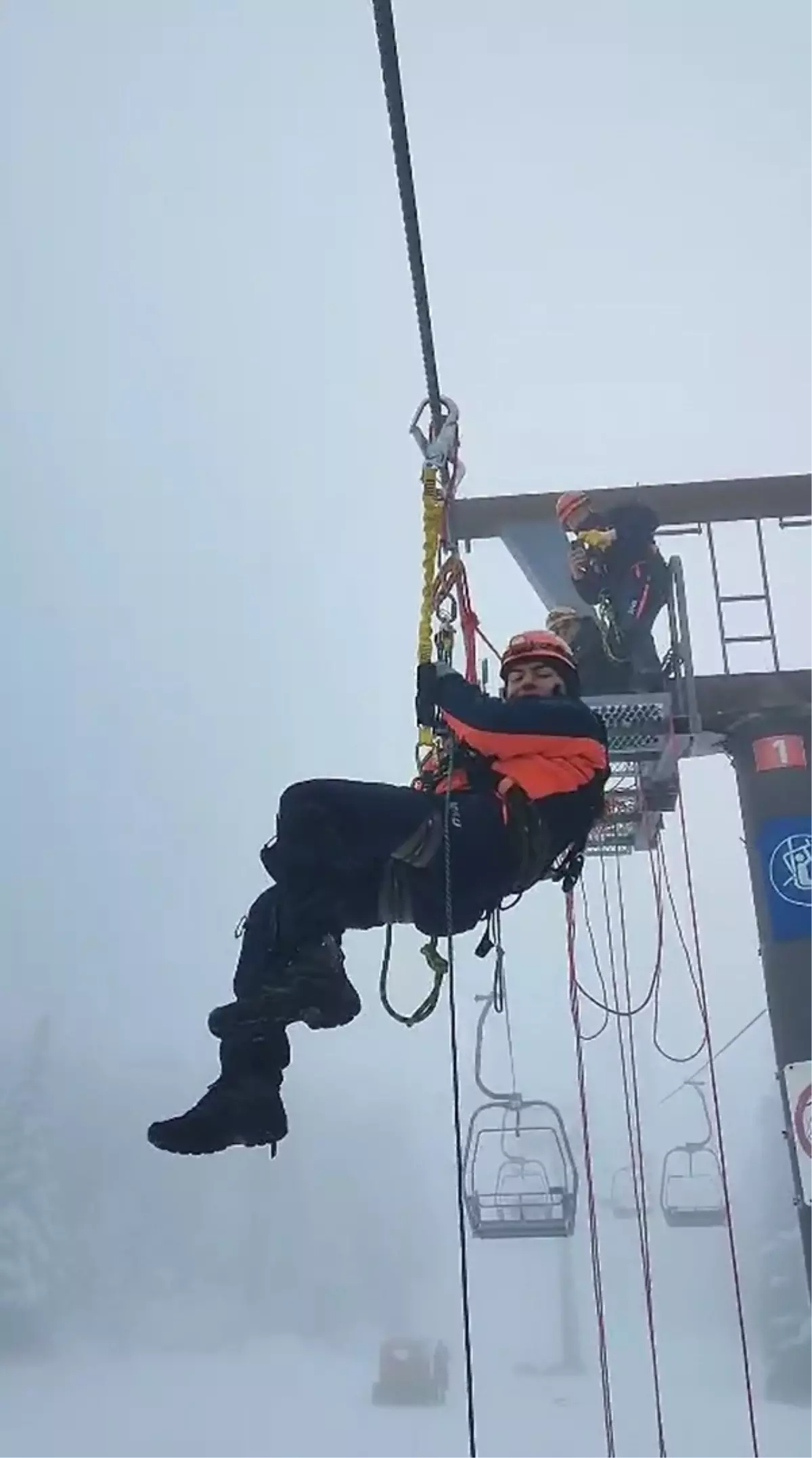 Uludağ\'da Kurtarma Tatbikatı