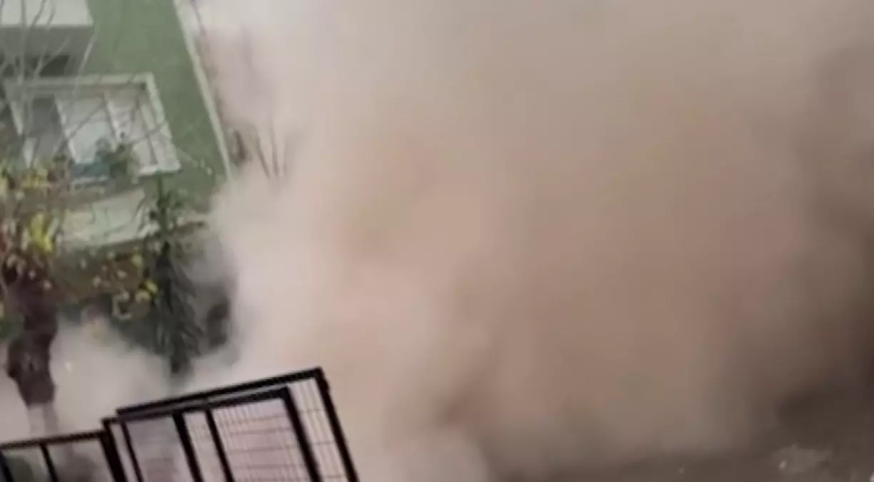 Bursa\'da İlginç Yıkım Anları