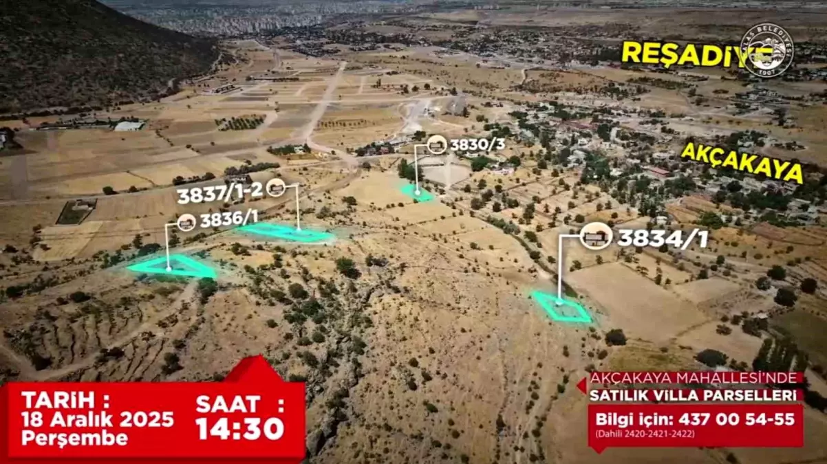 Akçakaya ve Endürlük\'te 30 prestijli parsel ihaleyle satışta