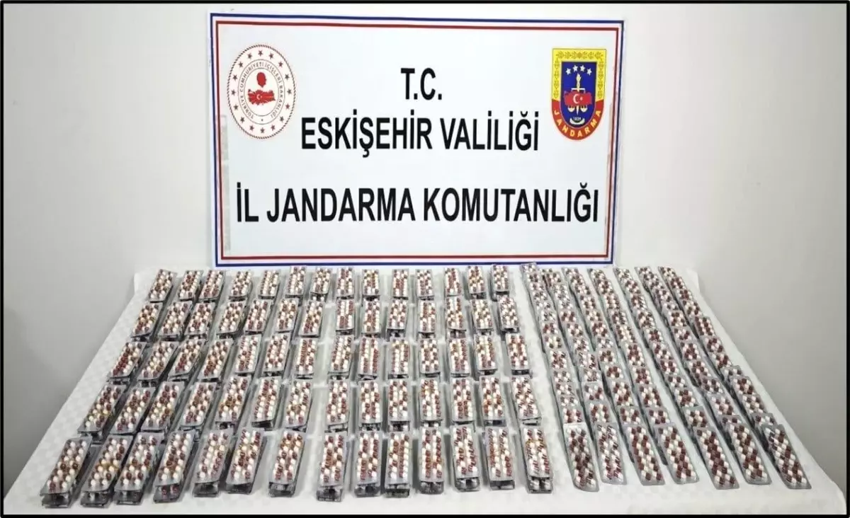 Eskişehir\'de 5 bin 488 sentetik hap ele geçirildi