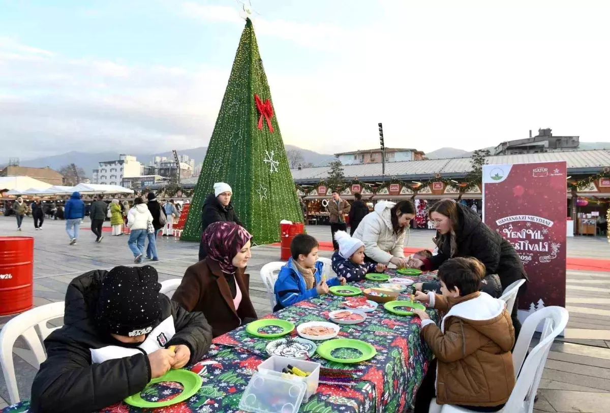 Osmangazi\'de yeni yıl heyecanı meydanı sardı