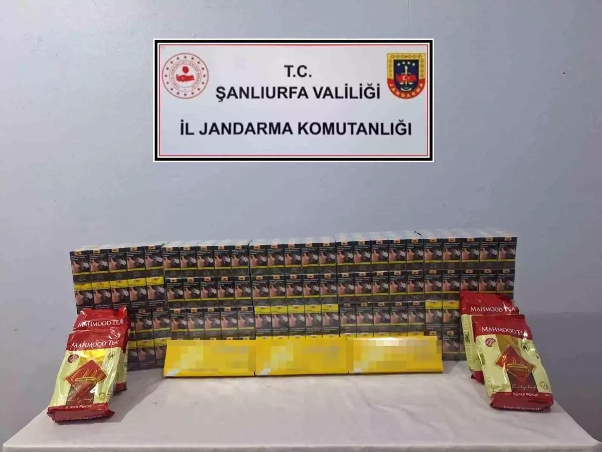 Şanlıurfa\'da Kaçak Sigaraya Operasyon
