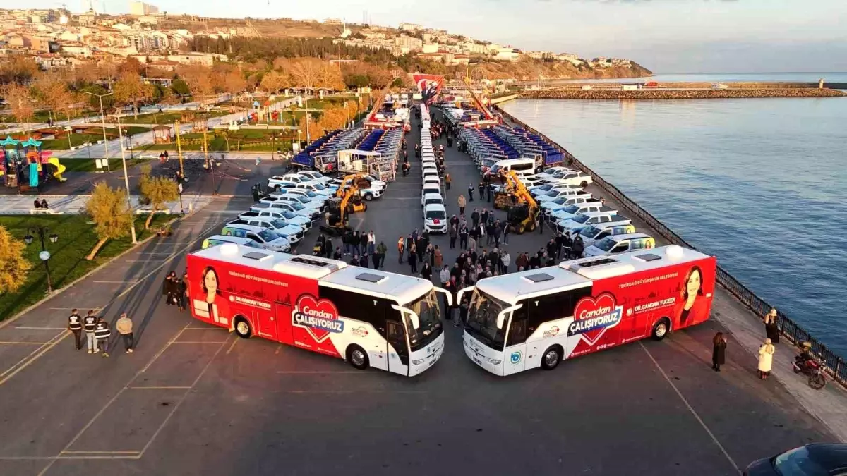 Tekirdağ\'da dev yatırım: Yüzlerce araç alındı