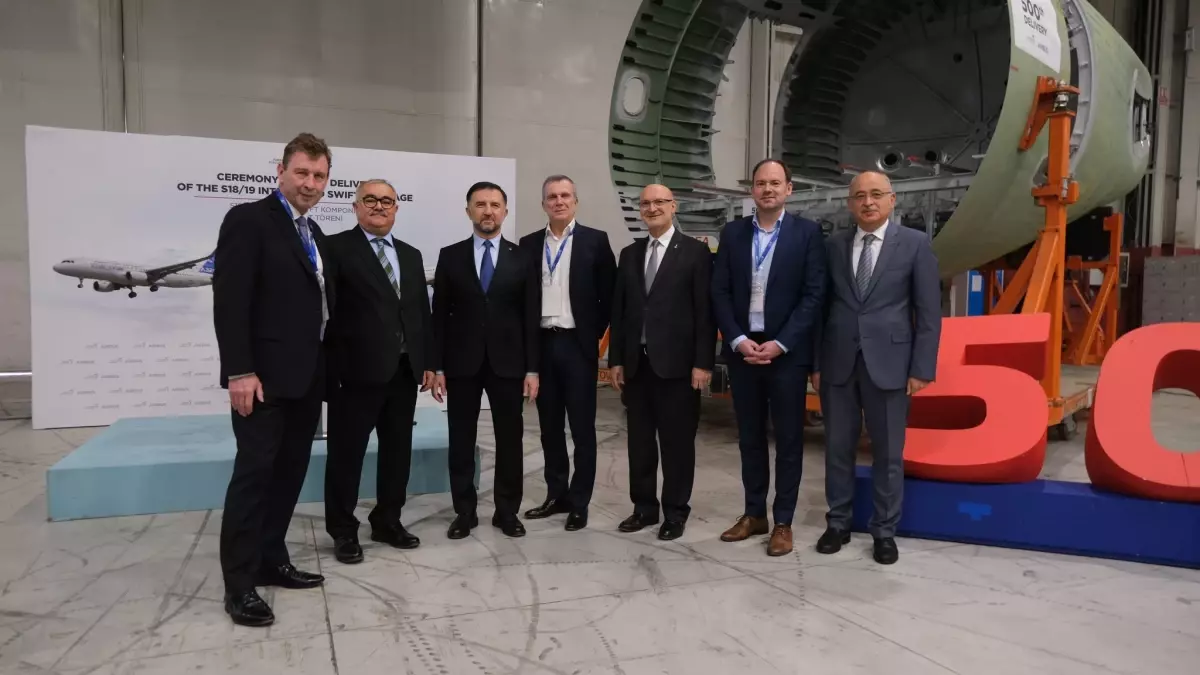 TUSAŞ\'tan Airbus\'a 500. Gövde Bölümü Teslimatı