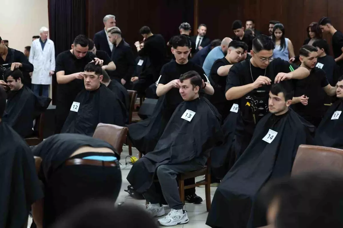 Bağcılar\'da en iyi kuaförler engelli bireyler için yarıştı