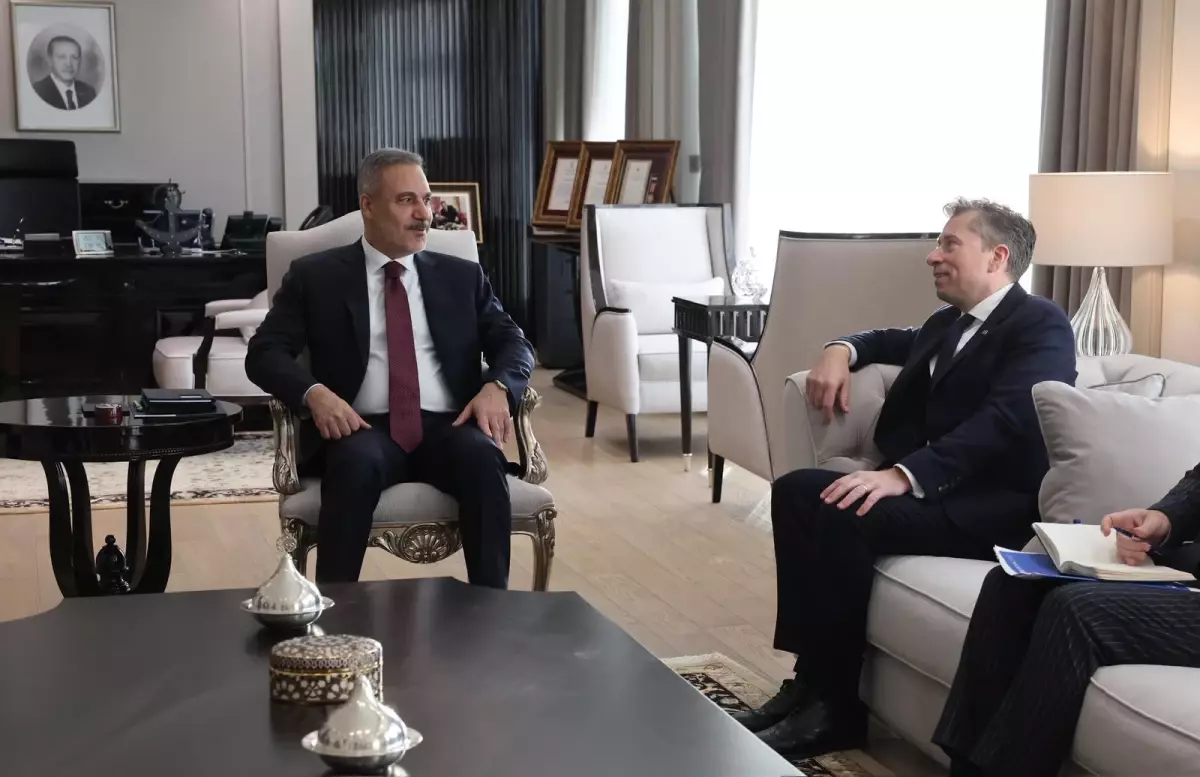 Hakan Fidan, Tom Fletcher ile görüştü