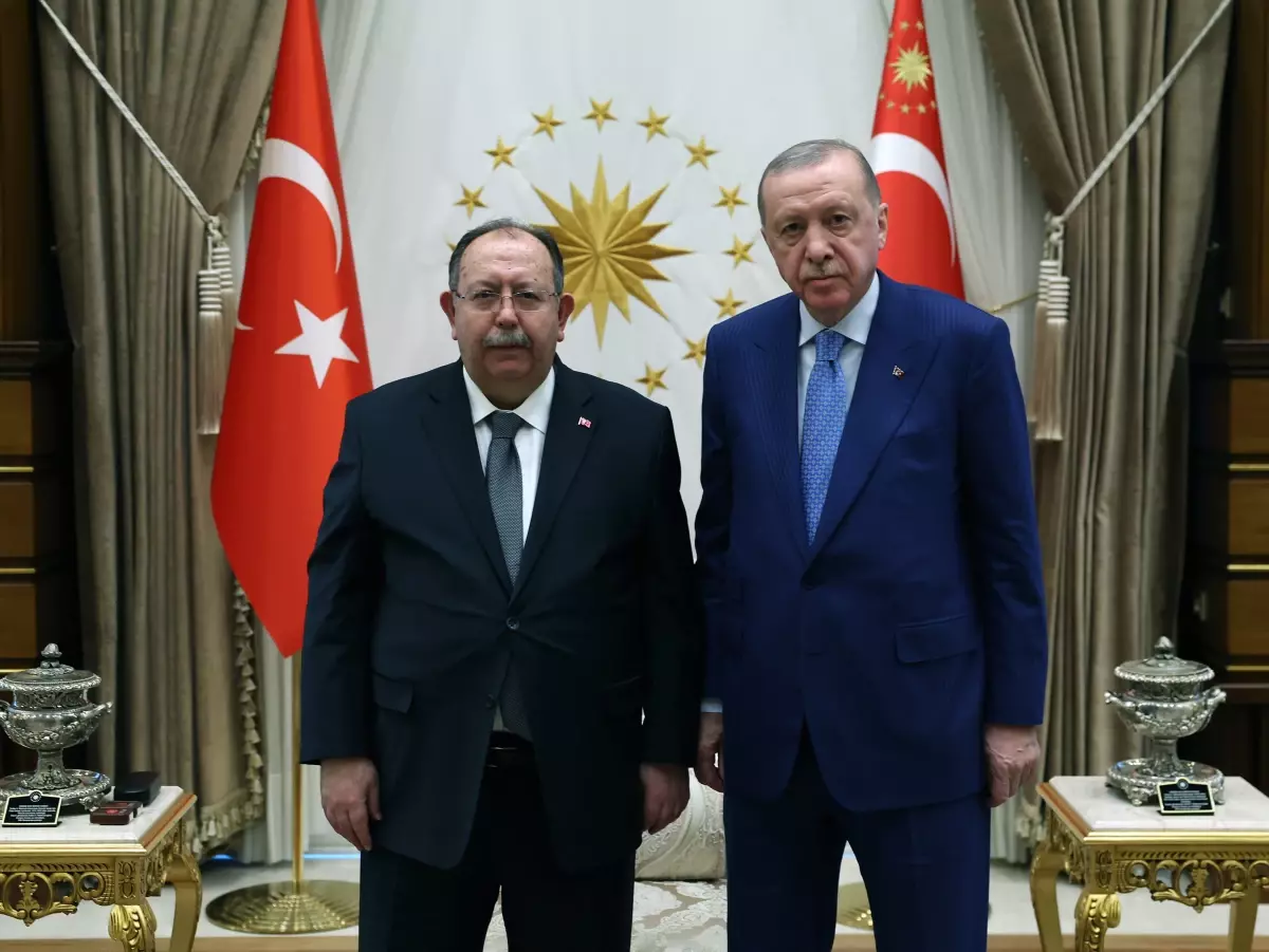 Cumhurbaşkanı Erdoğan, YSK Başkanı Yener\'i kabul etti