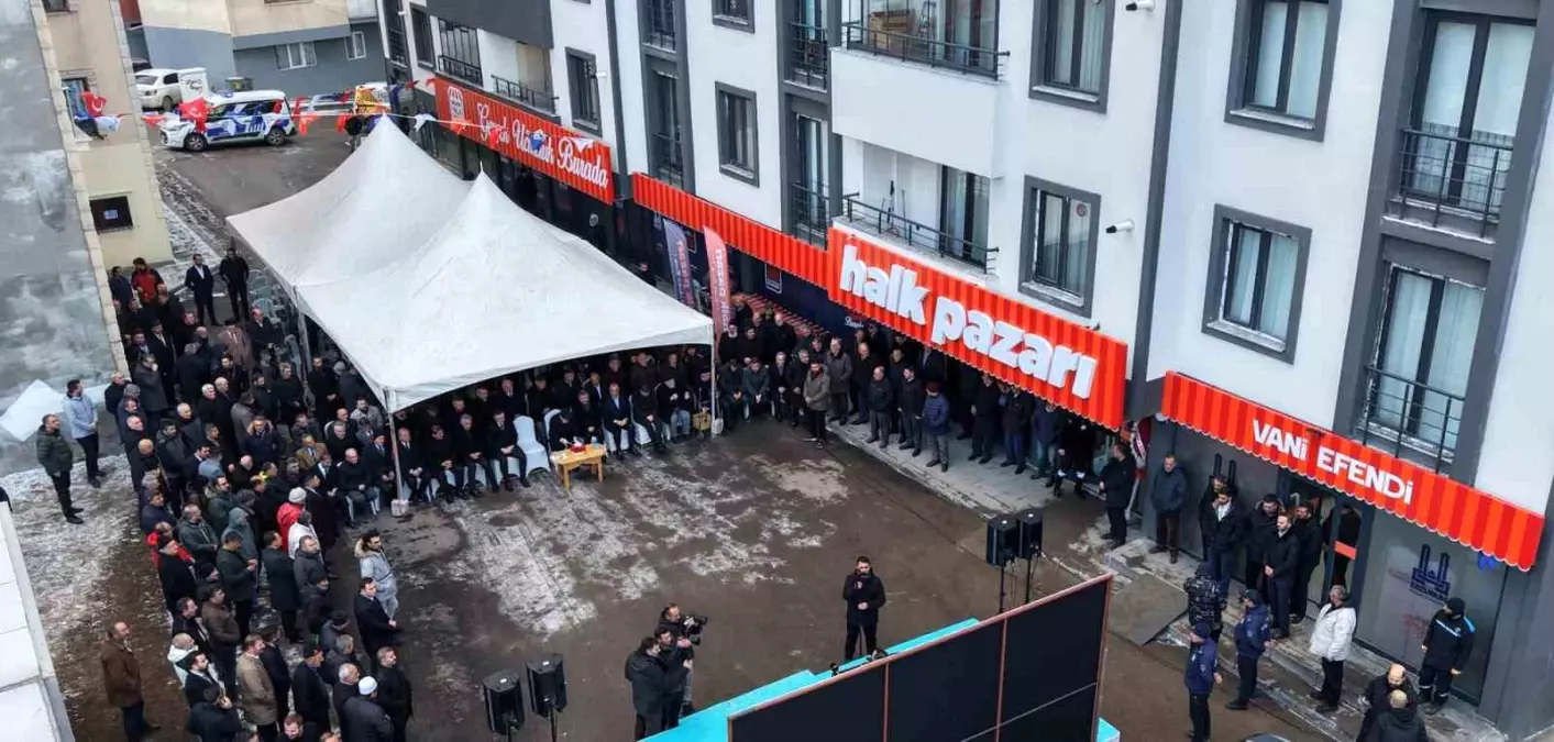 EBB\'den yeni bir yatırım daha: Vaniefendi halk pazarı açıldı