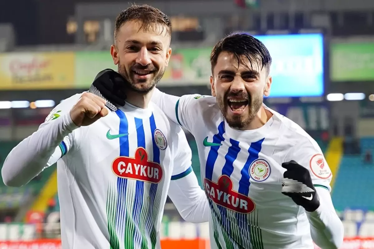 Halil Dervişoğlu 4 gol attı, Çaykur Rizespor, Gaziantep FK\'yi beşledi